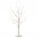 Светодиодная настольная гирлянда белое дерево «Березка» 60 см 24 диода 220В  Теплое белое свечение (4389)