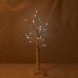 Светодиодная настольная гирлянда белое дерево «Березка» 60 см 24 диода 220В  Теплое белое свечение (4389)