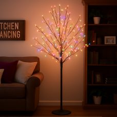 Светлодіодне декоративное дерево-гирлянда (чорний стовб та гілки) "Феєверк" 120 см 300 ламп 220В Мульти (4389) Светлодіодне декоративное дерево-гирлянда (чорний стовб та гілки) "Феєверк" 120 см 300 ламп 220В Мульти (4389)