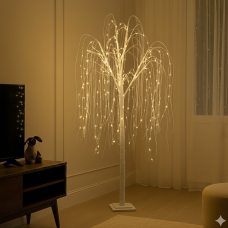 Новорічне декоративне дерево-гірлянда “Верба” 120 см, 72 LED, теплий білий(4389) Новорічне декоративне дерево-гірлянда “Верба” 120 см, 72 LED, теплий білий(4389)