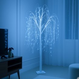 Новогоднее декоративное дерево-гирлянда “Ива” 120 см, 72 LED, Синий (4389)