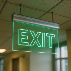 Светильник аварийный EXIT (LED) для обозначения путей эвакуации P-1790 (JS)