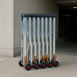 Висувний бар'єр для пішоходів алюмінієвий Р-2026 (JS)