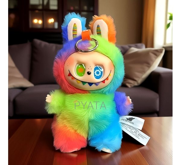 Коллекционная фигурка Labubu 6 Сезон 17 см ПВХ брелок для ключей/рюкзака (OX)