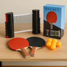 Набор для настольного тенниса, ракетки, сетка, мячи (509)