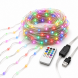 Светодиодная новогодняя LED гирлянда штора на окно, занавес с пультом USB, Занавес 3×3 м, 300 LED Мультицвет (ARSH/MA742)
