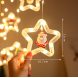 Гірлянда штора Зірки з фігурками USB+ ПУ MA412wh 2.5 м Холодний білий (ARSH)