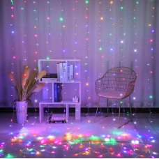 Світлодіодна гірлянда штора 3*2 м мультик 240 LED 220В MA131 multi (ARSH) Світлодіодна гірлянда штора 3*2 м мультик 240 LED 220В MA131 multi (ARSH)