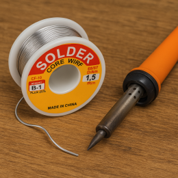 Припій з флюсом SOLDER CF-10 B-1, 1,5 мм, flux 2.0%, 100 г