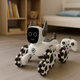 Дитяча інтерактивна іграшка танцюючий робот з музикою GB1066 8 "Wheel RC 360" підсвітка, музика (AX)