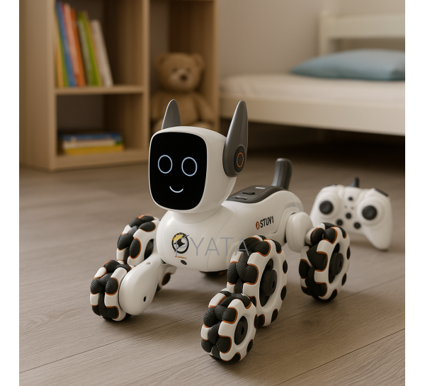 Дитяча інтерактивна іграшка танцюючий робот з музикою GB1066 8 "Wheel RC 360" підсвітка, музика (AX)