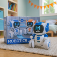 Детская интерактивная игрушка робот с музыкой на пульте управления Robby A101 (AX) Детская интерактивная игрушка робот с музыкой на пульте управления Robby A101 (AX)