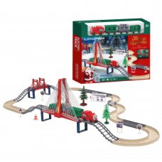 Дитяча іграшка новорічний потяг різдвяний електричний “Merry Christmas” 9263-1C (AX) Дитяча іграшка новорічний потяг різдвяний електричний “Merry Christmas” 9263-1C (AX)