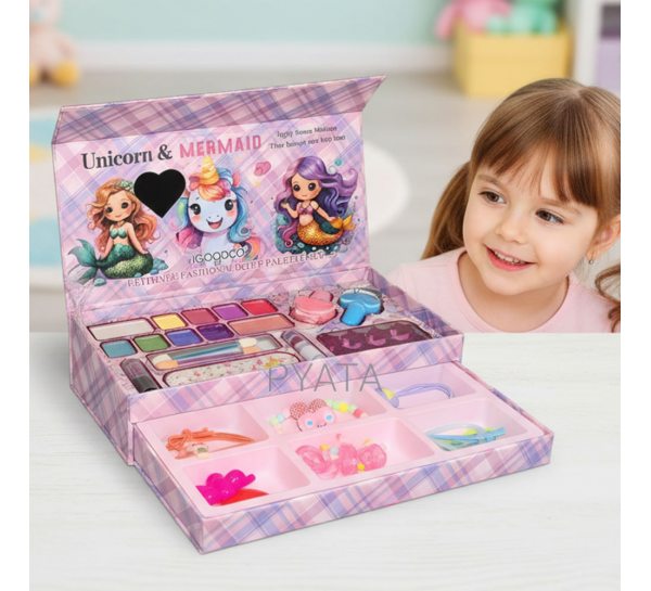 Дитячий набір косметики Fashion Girl Mermaid Palette IG3159  (тіні, блиски, помади) (AX)