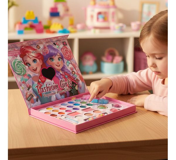 Дитячий набір косметики Fashion Girl Mermaid Palette IG3171 (тіні, блиски, помади, аксесуари) (AX)