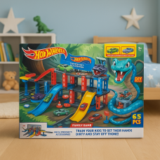 Детский игровой набор гоночная трасса с горками и паркингом Snake Garage 65 деталей T876-15 (AX) Детский игровой набор гоночная трасса с горками и паркингом Snake Garage 65 деталей T876-15 (AX)