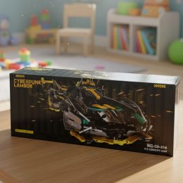 Дитячий набір машинка конструктор “Cyberpunk Lambor” (Building Block Car) CD-216 (AX)