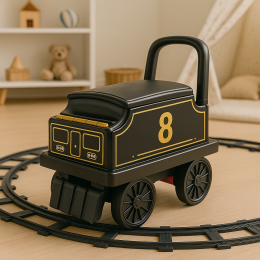 Дитяча іграшка вагончик до паровозу Retro Train Ride-On (AX)