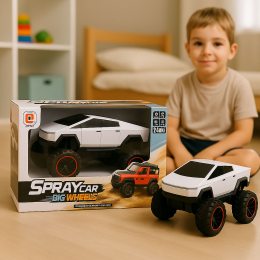 Машинка на пульті керування BIG WHEELS SPRAY CAR 0855-247 1:12 Білий (AX)