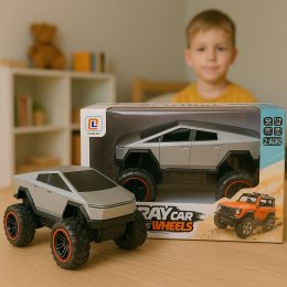 Машинка на пульті керування BIG WHEELS SPRAY CAR 0855-247 1:12 Сірий (AX)