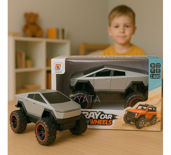 Машинка на пульті керування BIG WHEELS SPRAY CAR 0855-247 1:12 Сірий (AX)