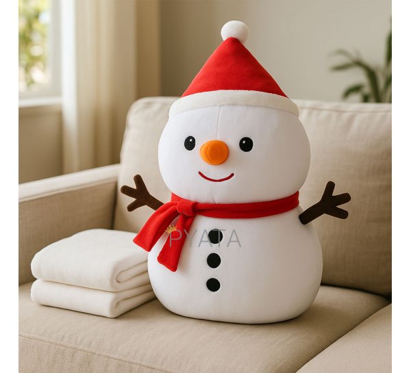 Подушка-Іграшка MALLOORY HOME Сніговик із пледом (79-9/12130) (BOT)