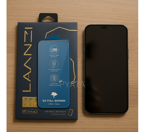 Защитное стекло ULTRA+ 5X HD DUST FREE BOX Iphone 15 PRO MAX (AX)