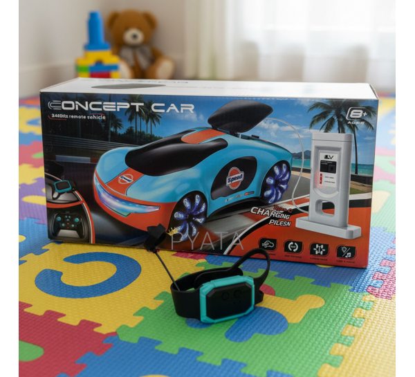 Машинка електрокар на пульті керування Concept Car RC Dual Spray E600-2 з керуванням руки (AX)