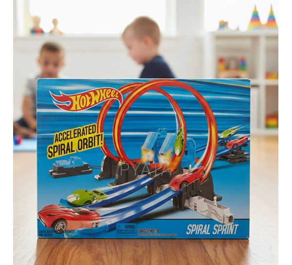 Дитячий Трек-конструктор 6765 для динамічних перегонів, трек + 2 машинки