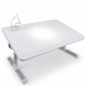 Стол-подставка AM-2013 для удобной работы с ноутбуком или завтраков с USB и вентилятором Белый (AMN)