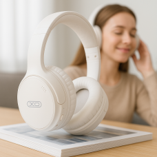 Беспроводные наушники Bluetooth XO BE41 Star Mist Black с микрофоном, Бежевый (AX)