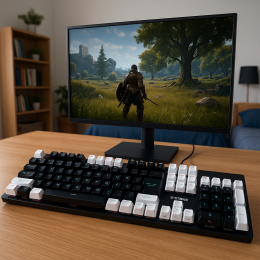 Геймерська механічна клавіатура XSTRIKE X-1010 USB 104 keys (206)