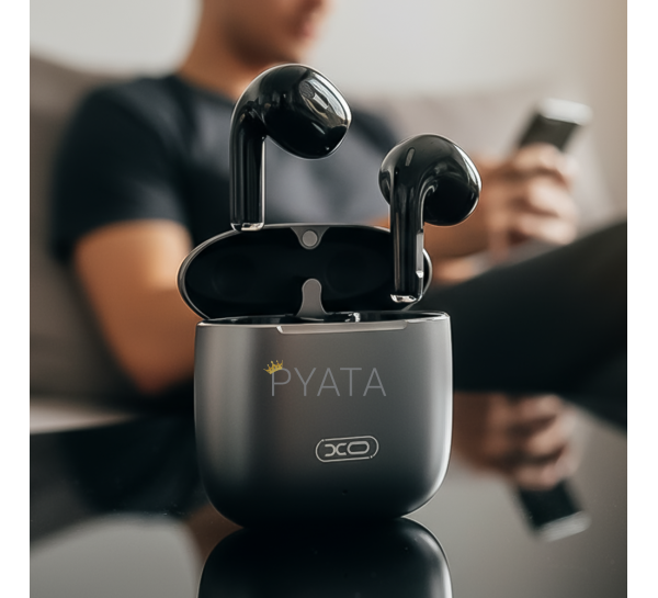 Беспроводные наушники Bluetooth XO X28 Zinc Alloy TWS BT5.3, Серый (AX)