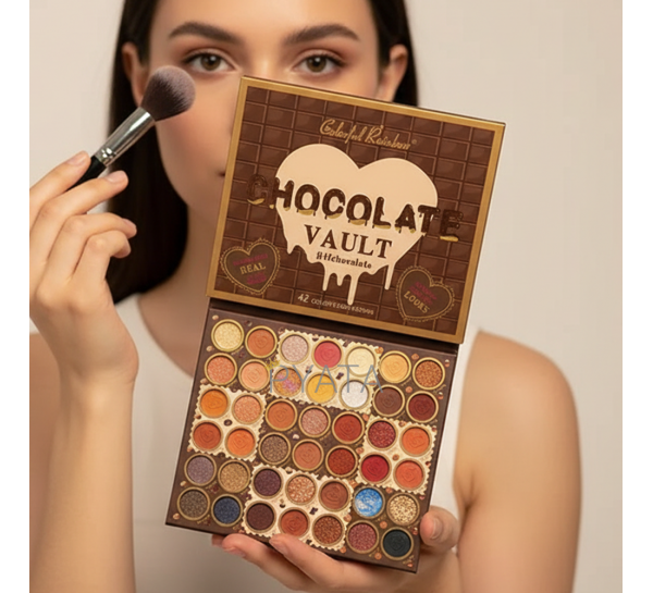 Палитра теней для век CHOCOLATE, 42 оттенка (AX)