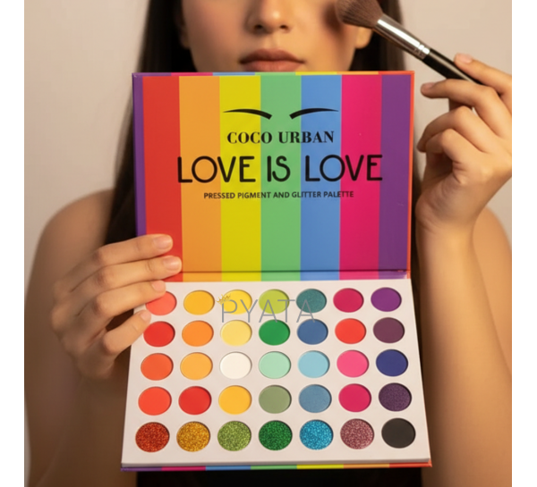 Палитра теней для век Love is Love, 35 оттенков (AX)