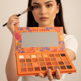 Набір для макіяжу NUDE з палітрою тіней для повік (32 відтінки) (AX)