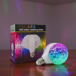 Світлодіодна диско лампа з цоколем E27 для декоративного світлового ефекту (YAB)
