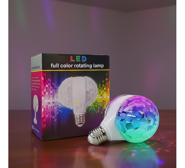 Світлодіодна диско лампа з цоколем E27 для декоративного світлового ефекту (YAB)