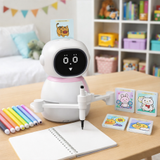 Робот для рисования с учебными кассетами-карточками (1-25)