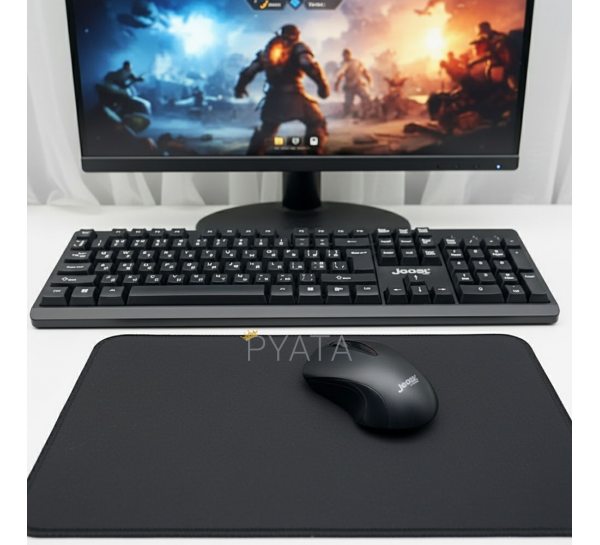 Компьютерный набор беспроводная клавиатура и беспроводная мышь JEDEL WS736 (206)