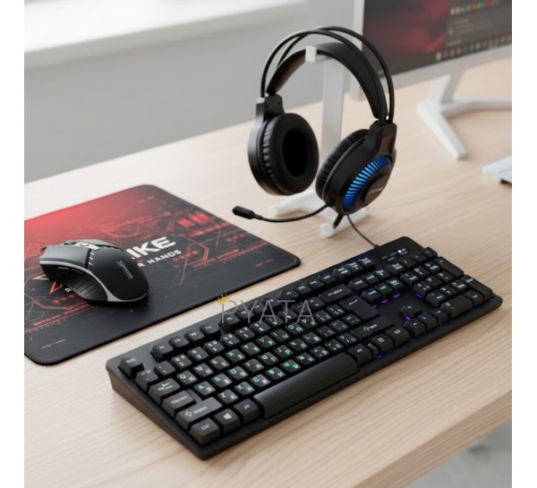 Ігровий комплект для геймера XSTRIKE XS-2030 4 в 1 з RGB-підсвічуванням (206)