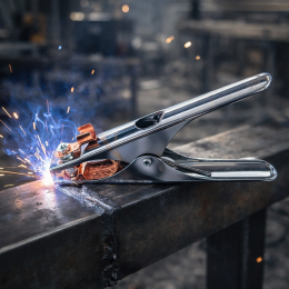 Клемма массы 300A хромированная, длина 17 см, артикул P-840 (JS)