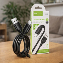 Кабель для заряджання HOCO X120 3А USB-A × Type-C 1 метр (206)