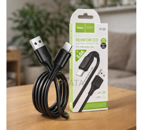 Кабель для заряджання HOCO X120 3А USB-A × Type-C 1 метр (206)