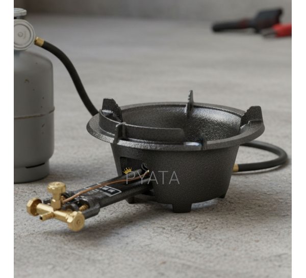 Газовая горелка LPGBURN ZY 9L-04 25 кВт с системой регулировки пламени P-1088 (JS)