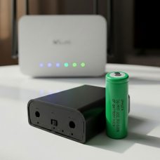 Джерело безперебійного живлення Mini UPS 12В 7200 mAh для роутера (на 3 акумулятора)