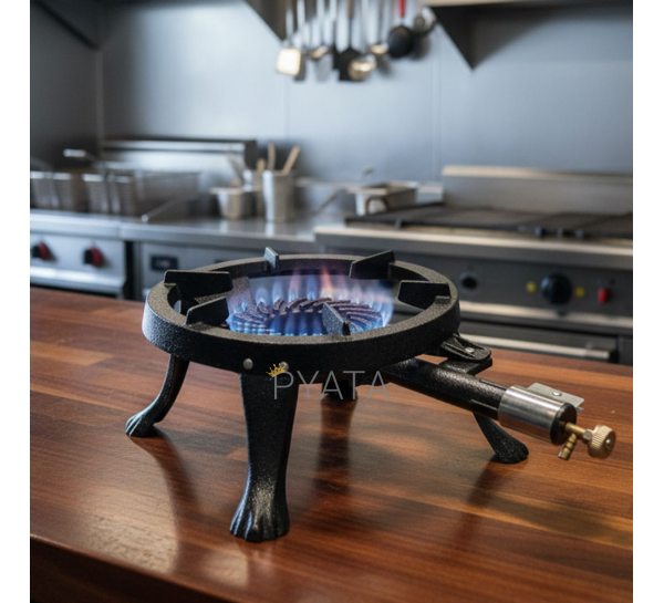 Газова плита ГБ-23 для приготування їжі та нагрівання великих об'ємів 7 кВт P-1214 (JS)