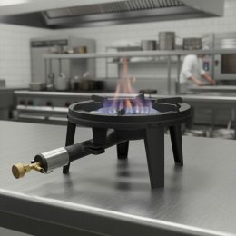 Газова плита ГБ-23 для приготування їжі та нагрівання великих об'ємів 5 кВт P-1385 (JS)