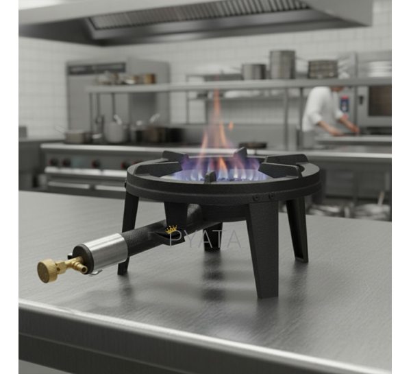 Газовая плита ГБ-23 для приготовления пищи и нагрева больших объёмов 5 кВт  P-1385 (JS)