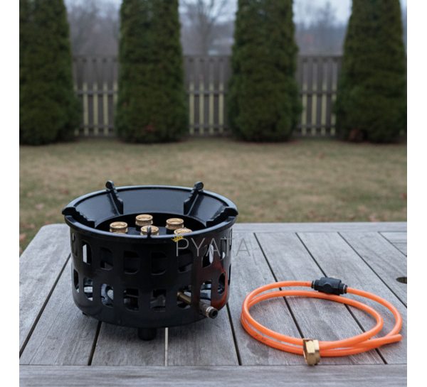 Чугунная настольная газовая горелка 23×14 см P-1816 (JS)